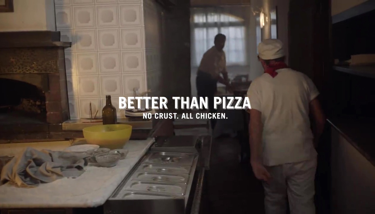 Meglio della pizza? Il geniale spot della Chizza di KFC