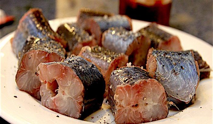 Anguille marinate