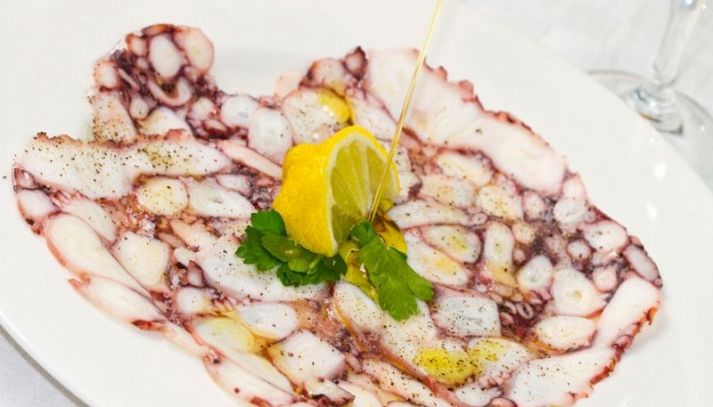 Carpaccio di polpo