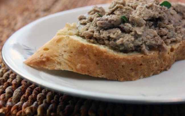 Crostini di baguette alle verdure