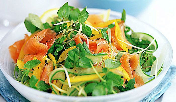 Salmone affumicato alle mele