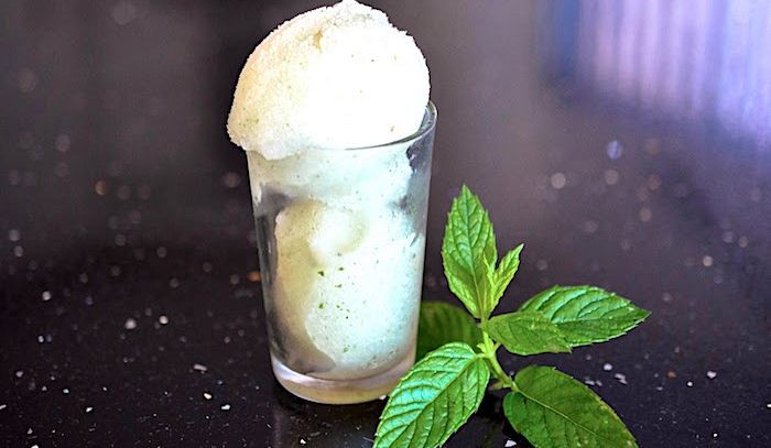 Sorbetto alla menta