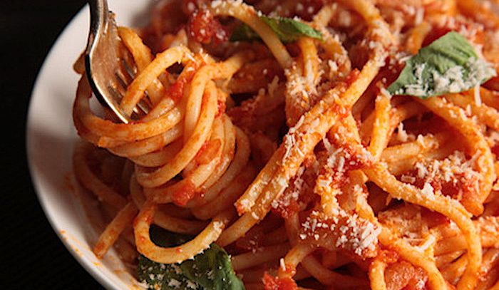 Bucatini all'amatriciana