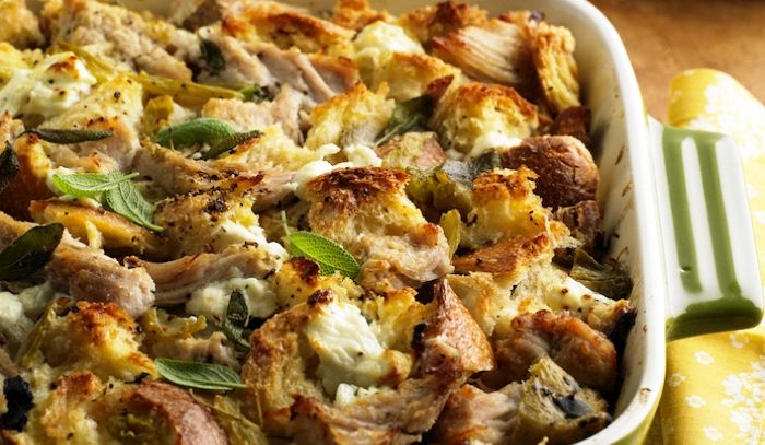 Capretto al forno con muscari