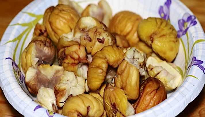 Castagne alla grappa