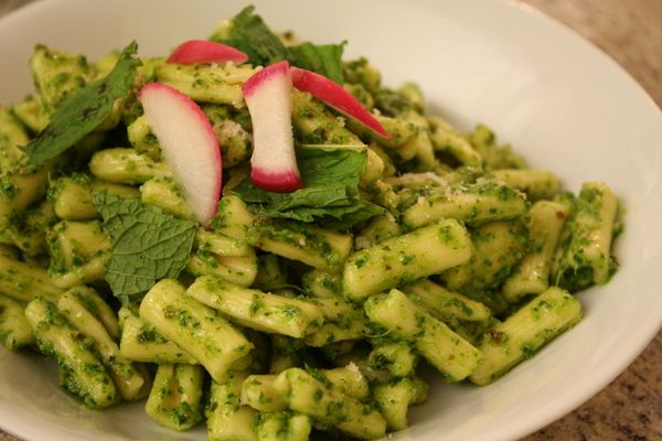Cavatelli al pesto di rucola