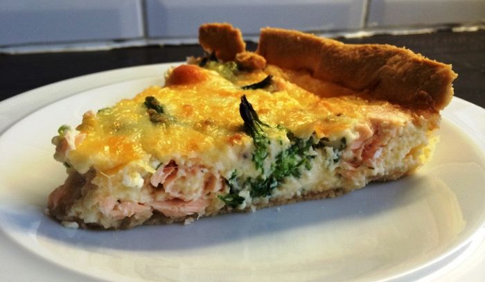 Crostata di salmone