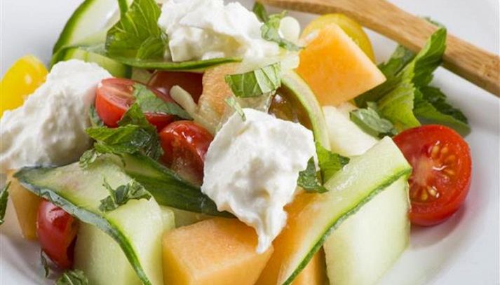 Insalata di melone e formaggio