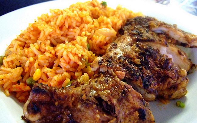 Risultati immagini per ghanaian jollof e kebab