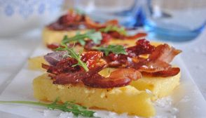Polenta alla carbonara