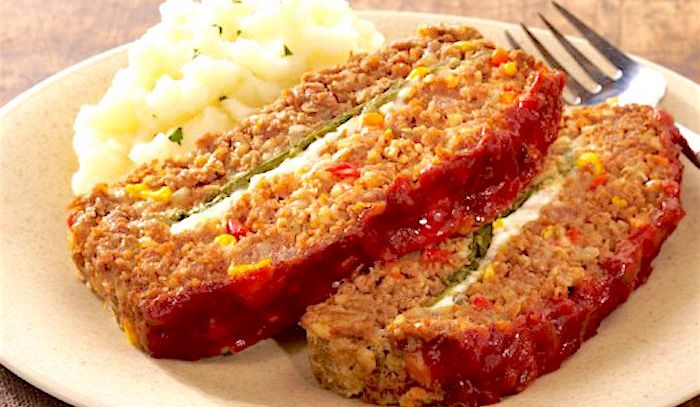 Polpettone di carne tritata ripieno