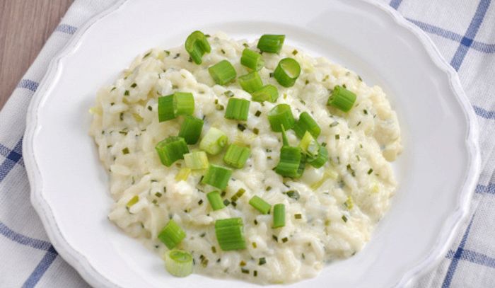 Riso alle erbette e fontina