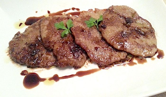 Scaloppine all'aceto balsamico