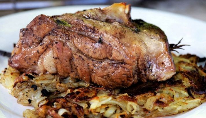 Slow braised shoulder of hogget