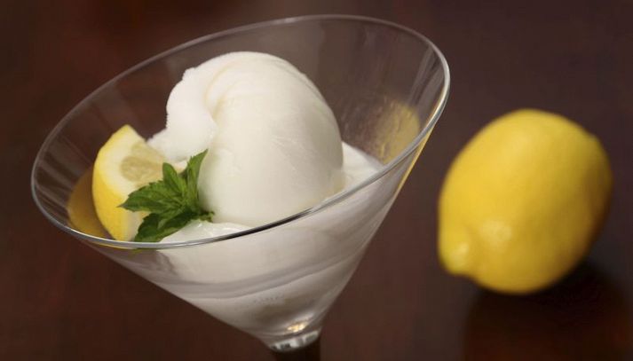 Sorbetto al rum