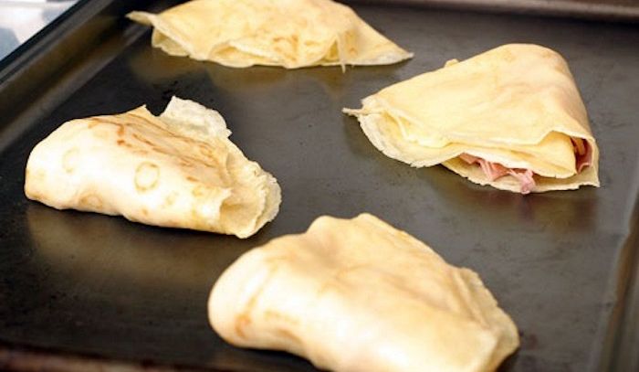 Crepes del Vallese al formaggio