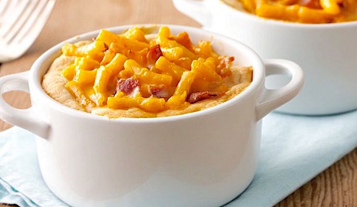 Maccheroni con pancetta e fagioli