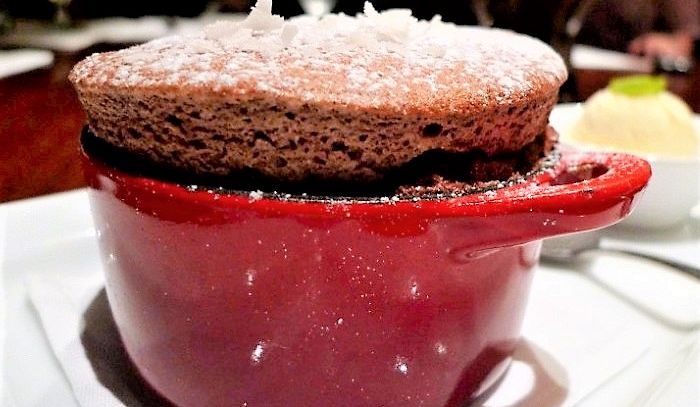 Soufflé di visciole
