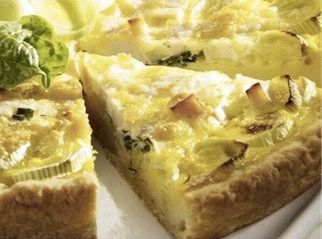 Tortino di asparagi e spinaci