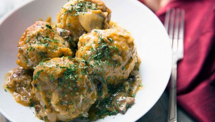 Polpette con funghi