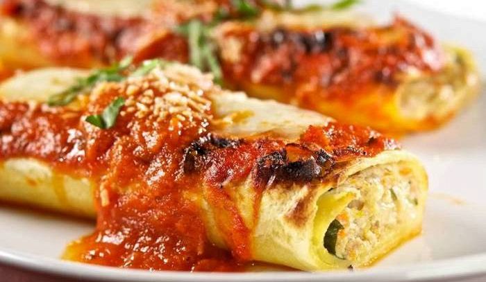Cannelloni con melanzane e ricotta