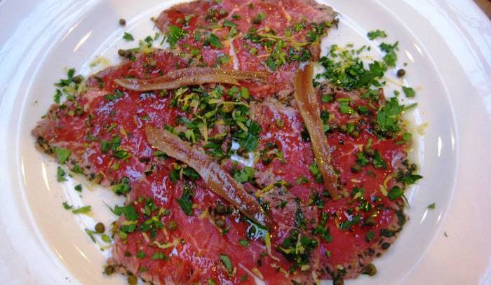 Carpaccio di filetto alla Gressoney