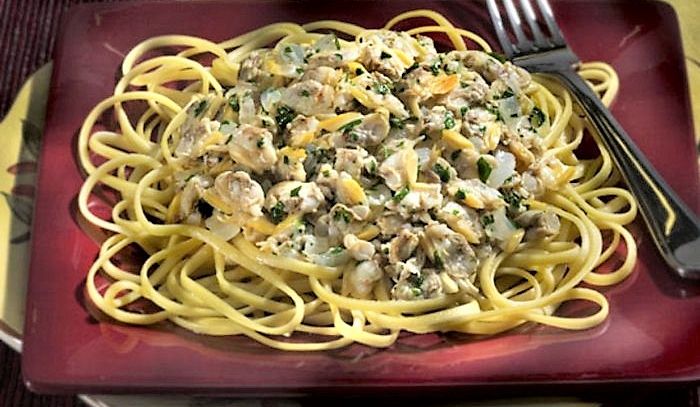 Fettuccine con arselle