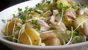 Insalata calda di anguilla e patate