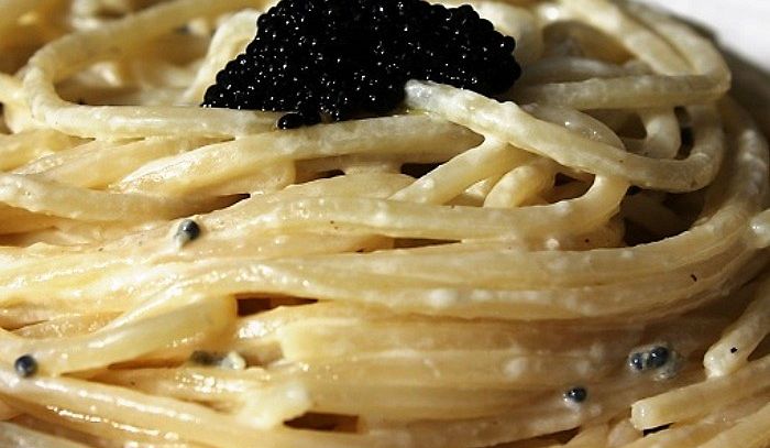 Linguine al caviale