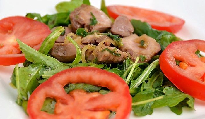 Insalata di agnello con tzatziki
