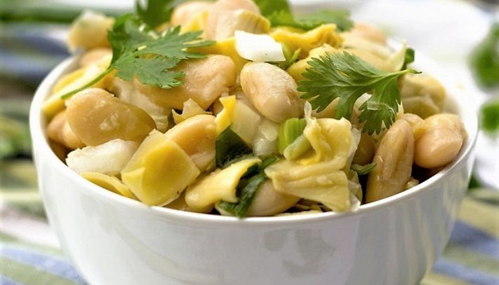 Insalata di cannellini e carciofi
