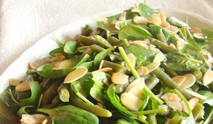 Insalata di fagiolini e mandorle