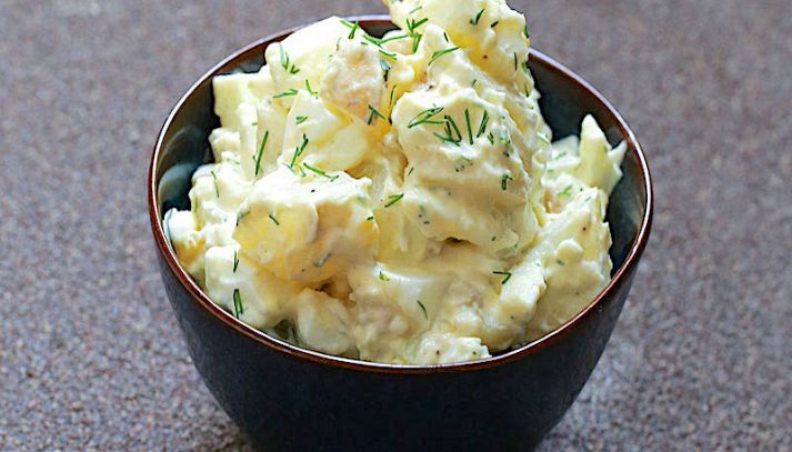 Insalata di patate e uova