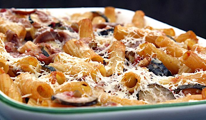Mezzemaniche gratinate