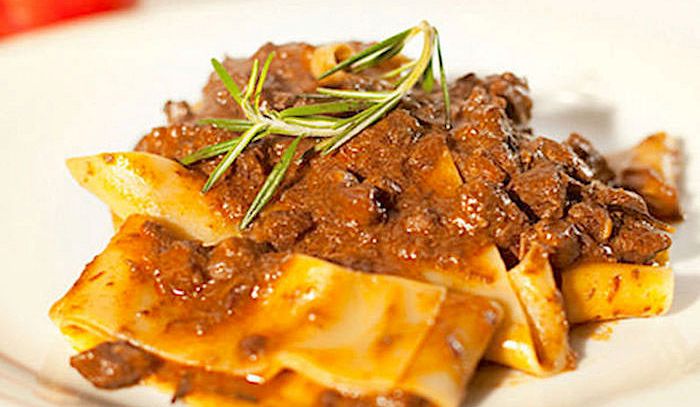 Pappardelle al sugo di anatra