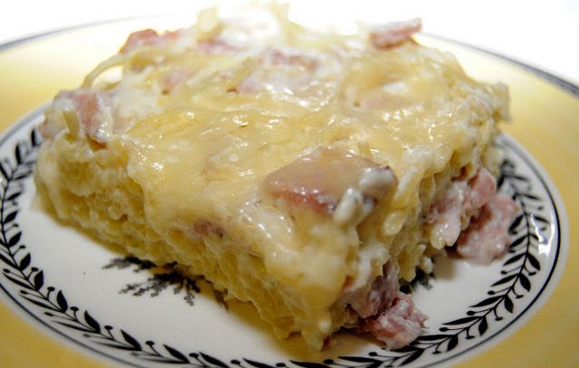 Pasticcio di prosciutto