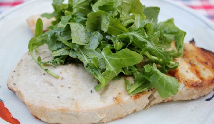 Pesce spada con rucola