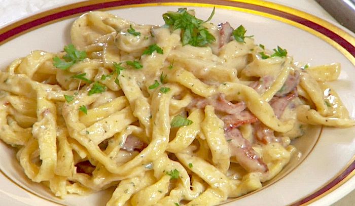 Tagliolini al vino dolce