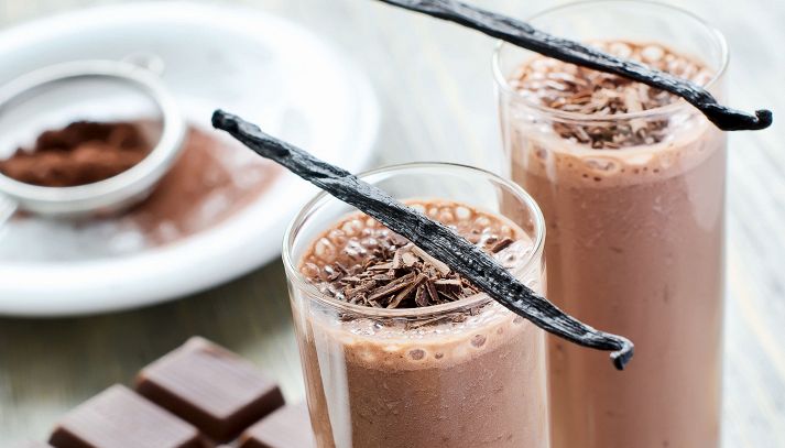 Frappè alla vaniglia e cioccolato