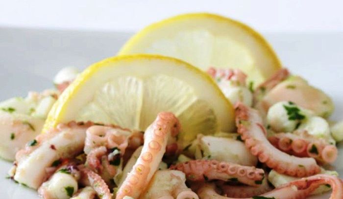 Antipasto di moscardini