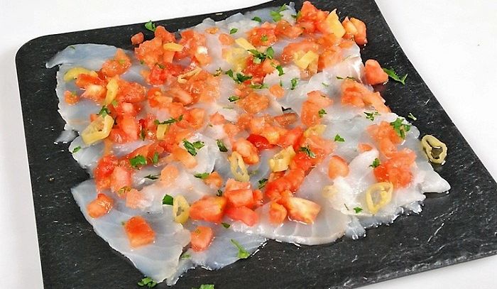 Carpaccio di merluzzo