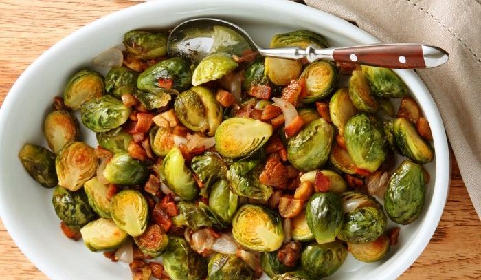 Cavolini di Bruxelles con castagne