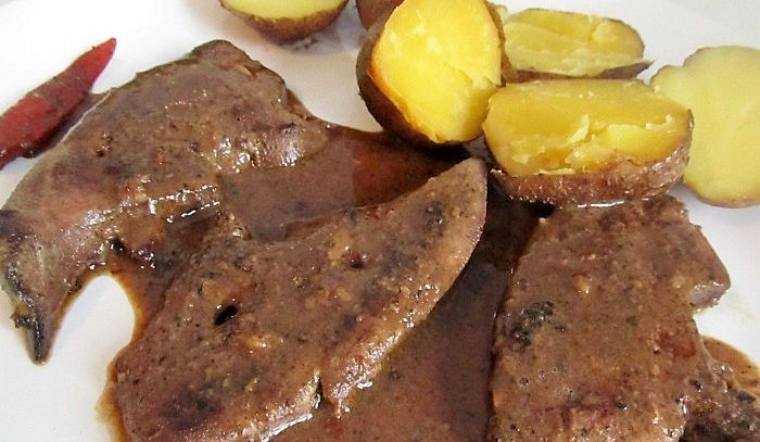 Fegato con burro e salvia