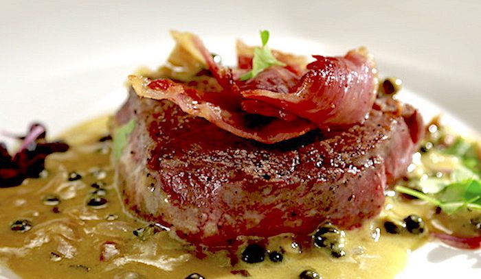 Filetto al pepe verde