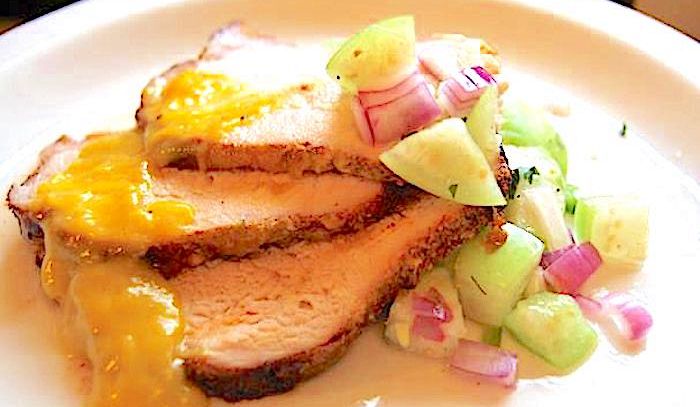 Lonza di maiale al kiwi