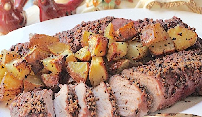 Lonza di maiale con patate