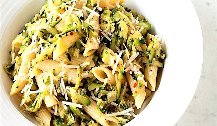 Mezze penne alle zucchine