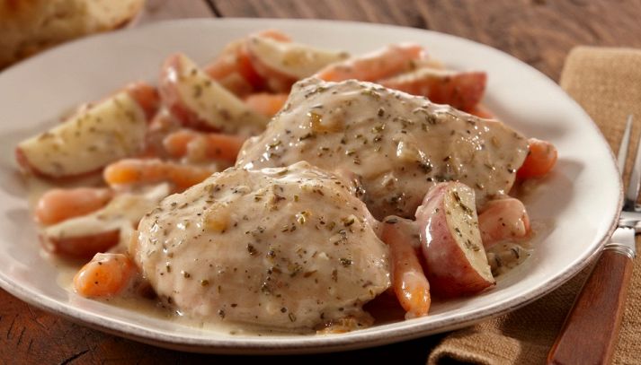 Pollo in umido
