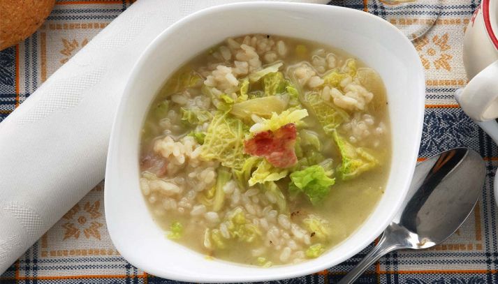 Risotto con la verza