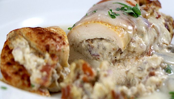 Rollè di tacchino alle castagne